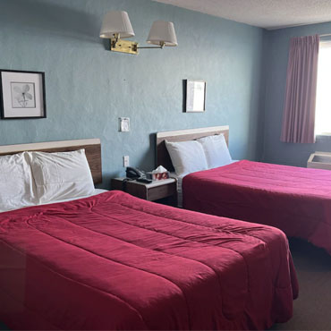 Earlton Motel guest room in Earlton Ontario